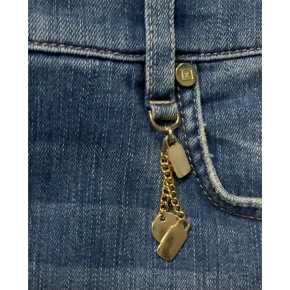 Escada Women’s Bootcut Jeans Embellished 40/10 30-31x34 Vintage - Picture 13 of 16